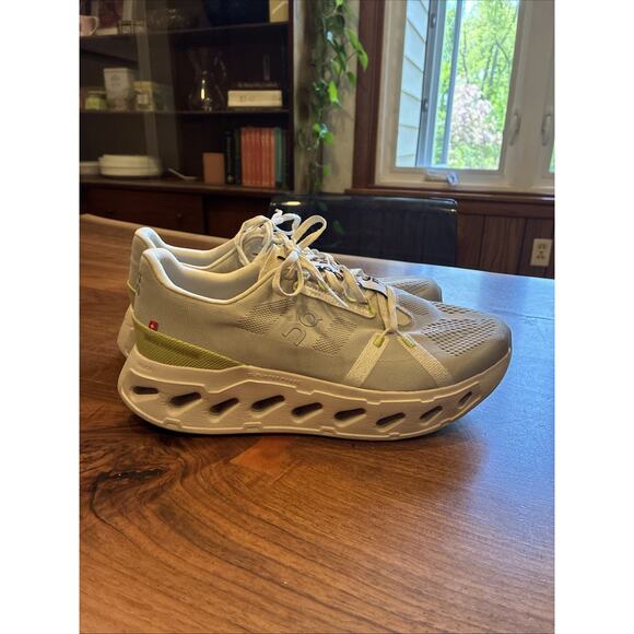 Men\'s‎ On Running Brand White/Sand Yellow Cloud Cloudeclipse OC 2024 Shoes 11.5